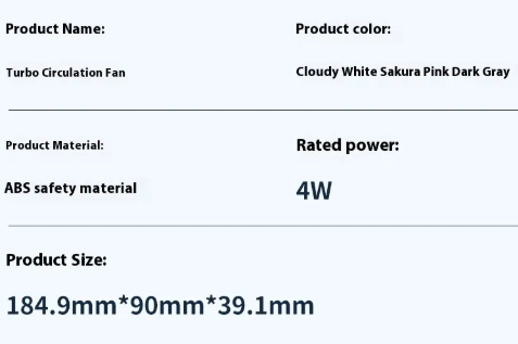 Foldable Cooling Handheld Fan