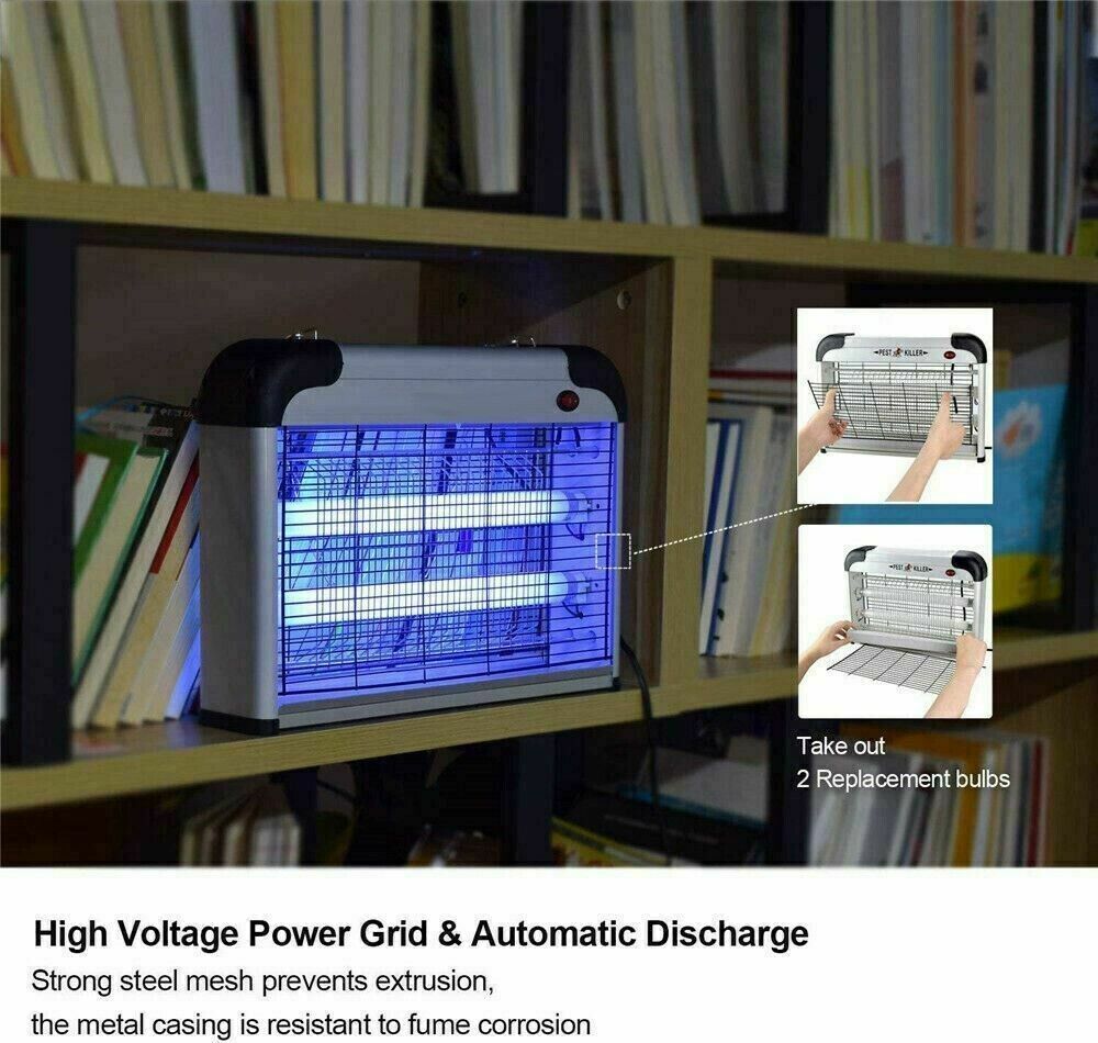 ✨ High-Power UV Bug Zapper with Safety Guard