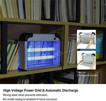 ✨ High-Power UV Bug Zapper with Safety Guard