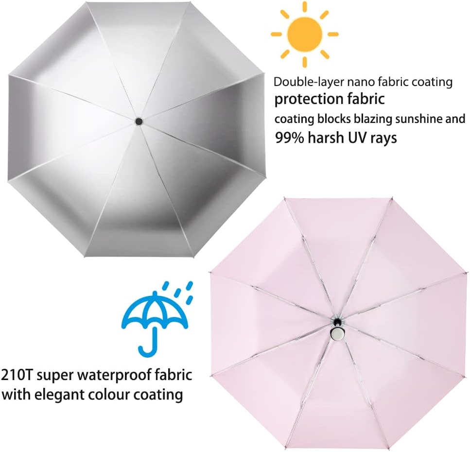 ☀️ UV Protection Travel Umbrella