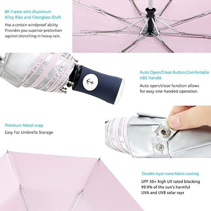☀️ UV Protection Travel Umbrella