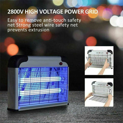 ✨ High-Power UV Bug Zapper with Safety Guard