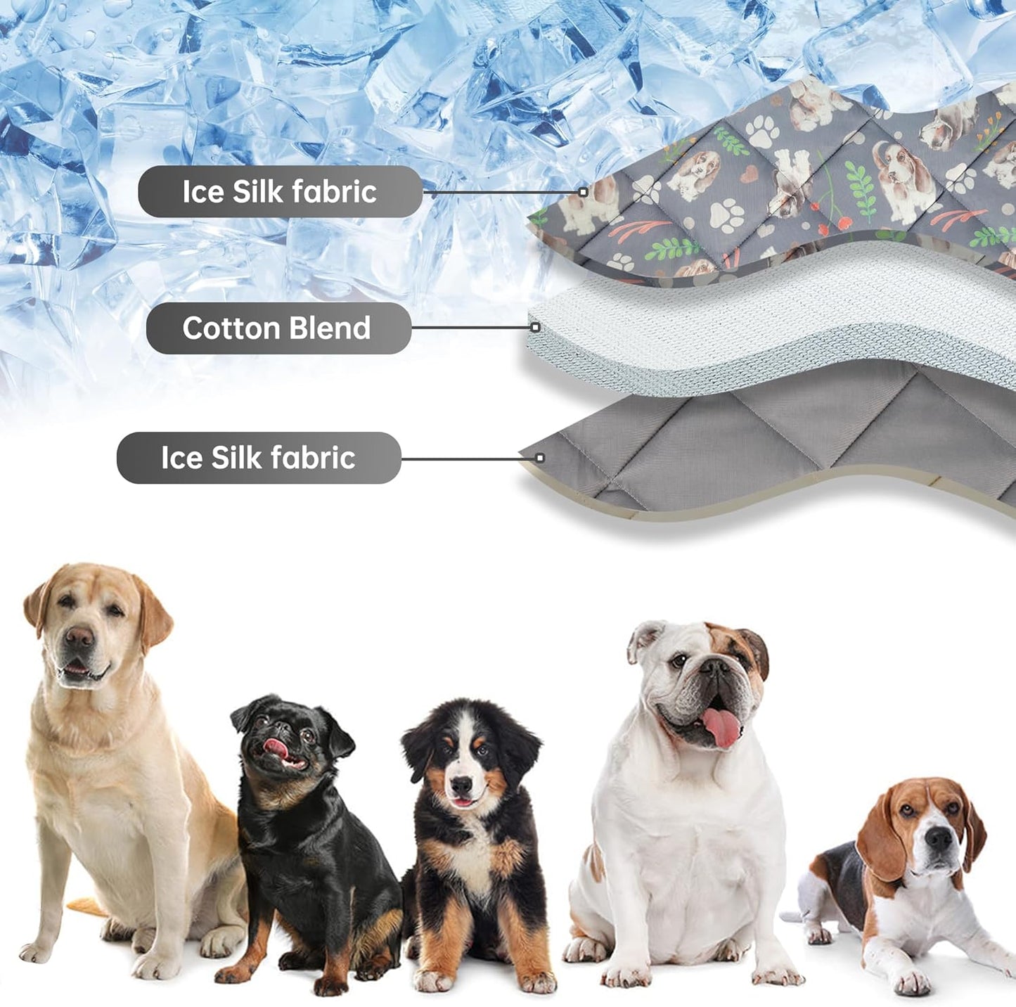 🧊 Cooling Bed Pad for Dogs & Cats
