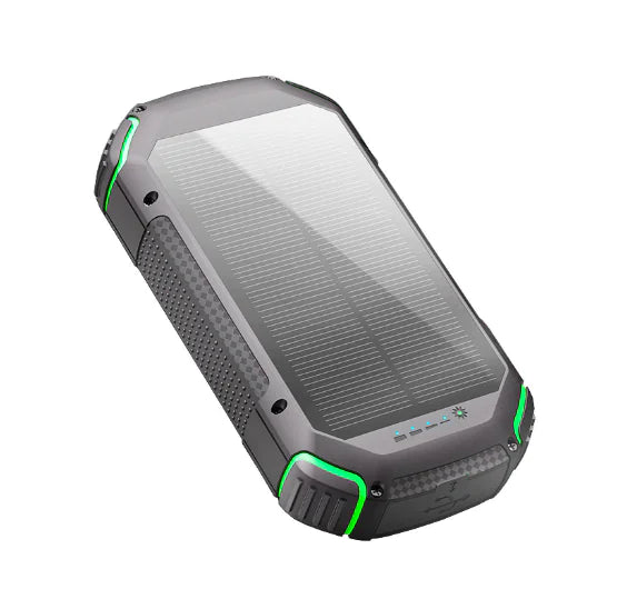 20000mAh Waterproof Solar Power Bank with Red Light