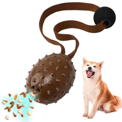 Bininl Interactive Dog Chew Toys for Medium Large Chewers Tug of War Toy Teething Treat Toys for Dog Interactive Tough Durable Chew Toy for Tooth Clean