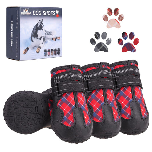 🐾 Waterproof Dog Boots for All-Season Paw Protection